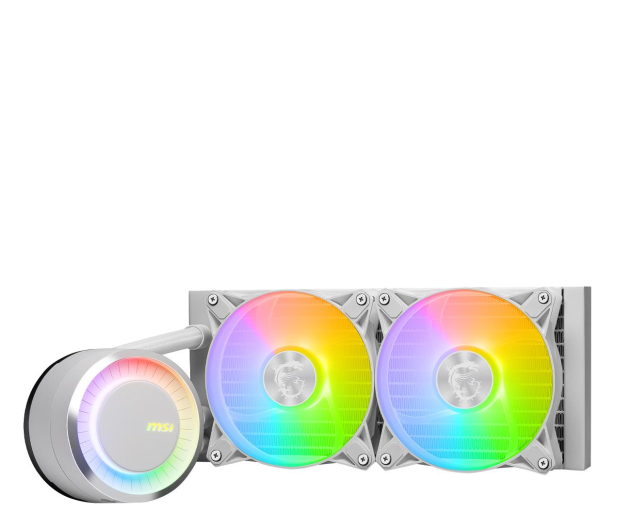 MSI MAG Core Liquid E240 White 2x120mm - 1179622 - zdjęcie 5